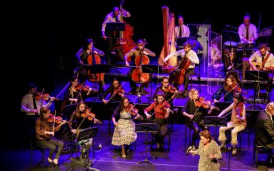 Frederique Spigt & Annette Malherbe met Noord Poolorkest. Solo Lame Sonore en Cello